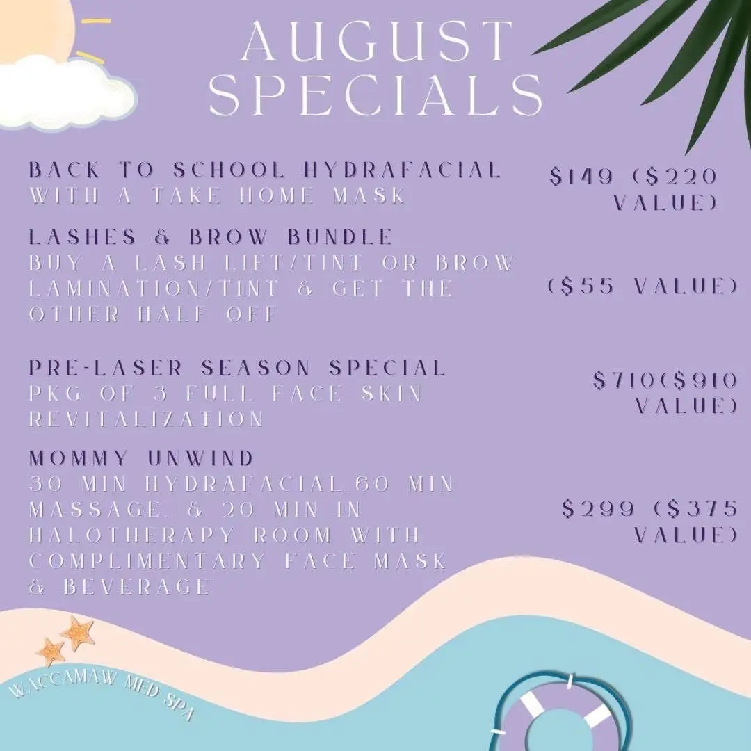 Spa Specials Waccamaw Med Spa